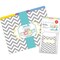 Barker Creek Beautiful Chevron File Folder & Library Pockets, Multi-Design Set, 42/Set 3589 - alternate 2